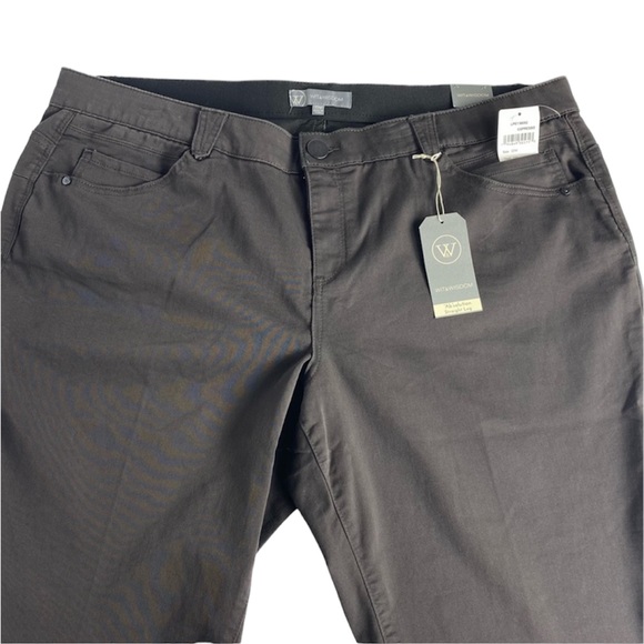 Wit & Wisdom Brown Espresso Straight leg Pant - Picture 4 of 12
